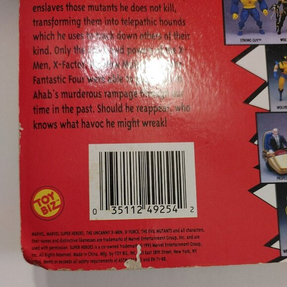 NIP 1993 ToyBiz Marvel The Uncanny X-Men AHAB Action Figure New - Picture 10 of 14